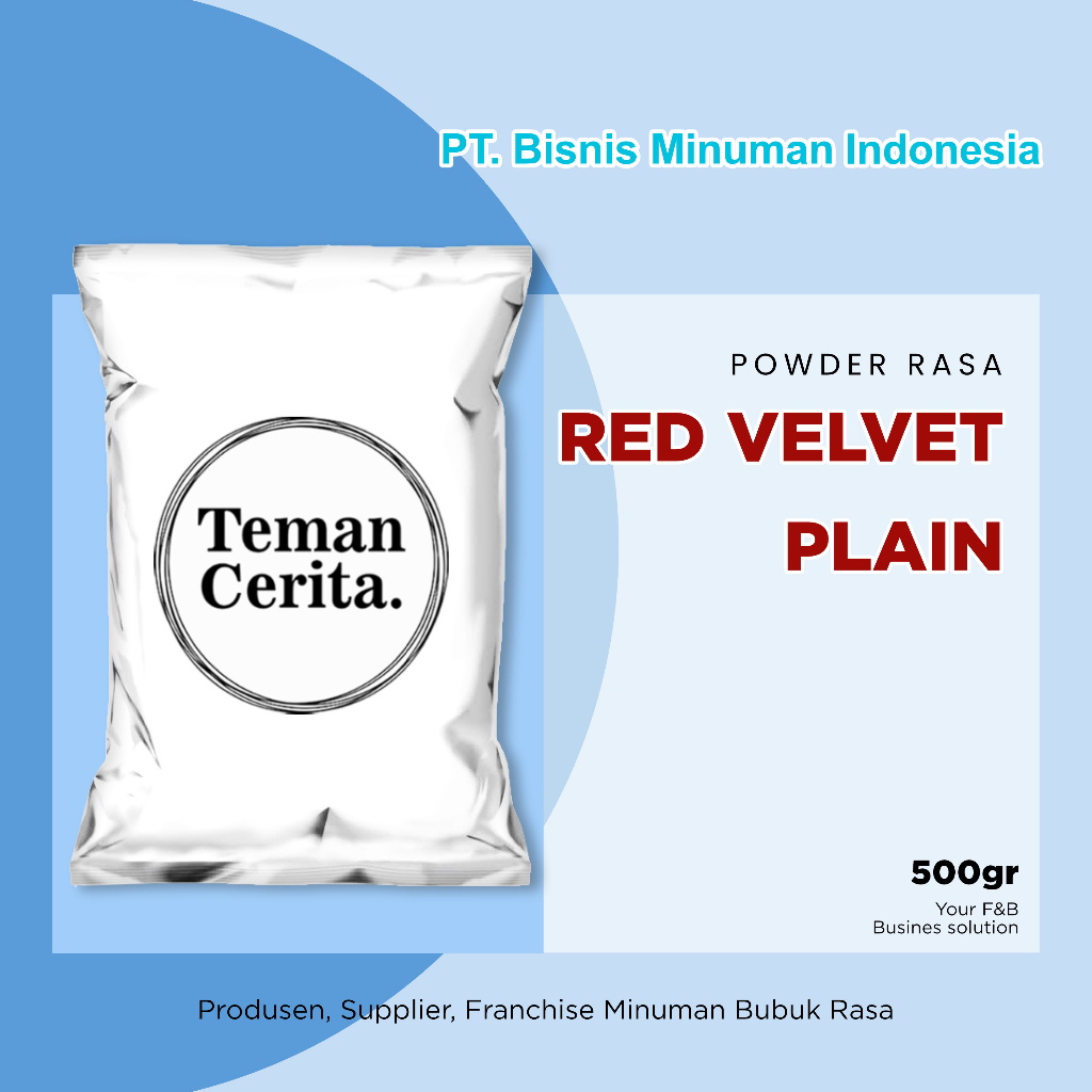 

Bubuk Minuman Red Velvet 500gr Plain LT D 5