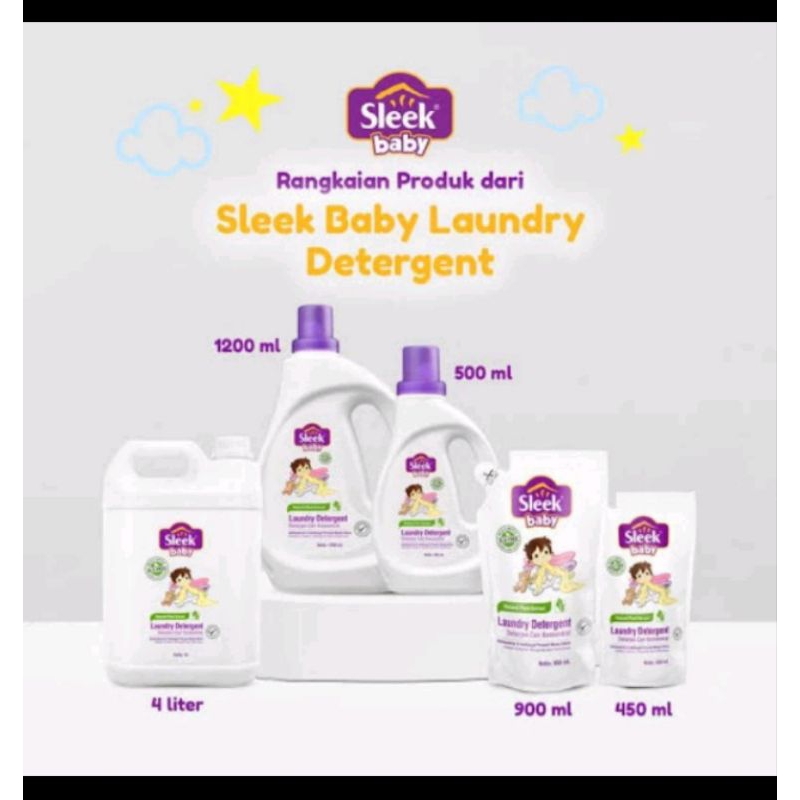 sleek baby laundry deterjen