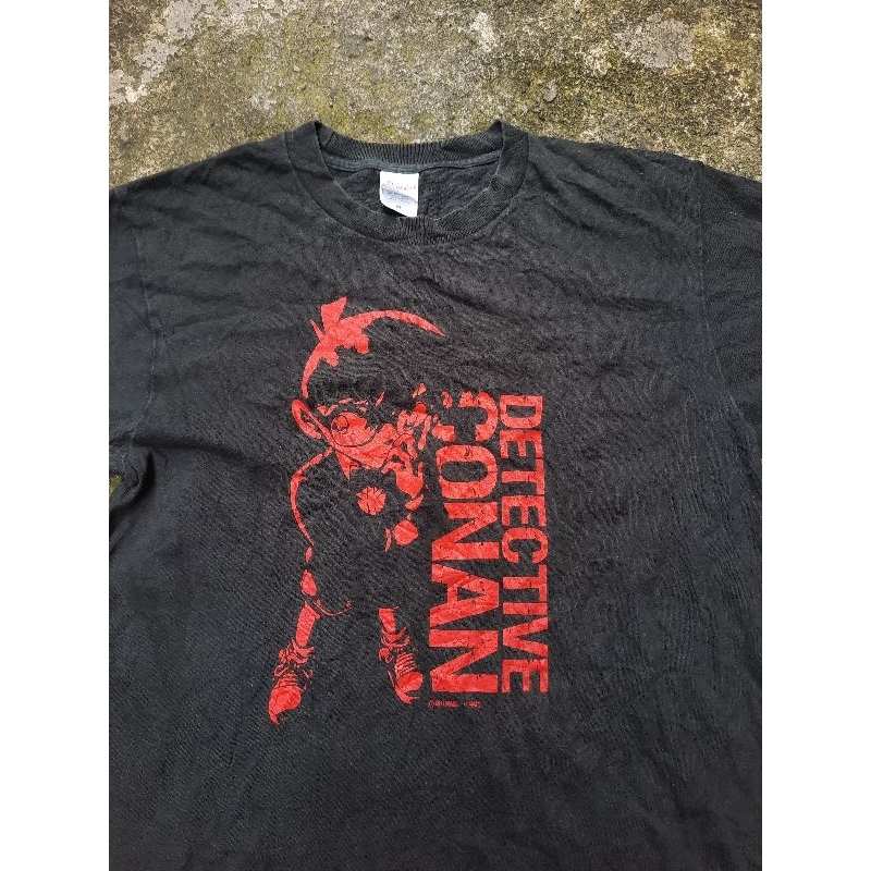 kaos kartun vintage detective conan second original