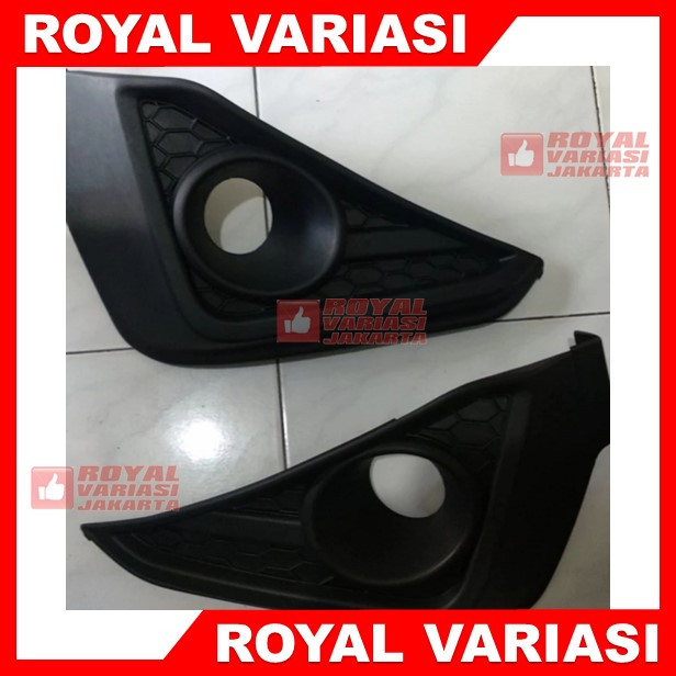 Cover Foglamp All New Rush 2018-2021 Hitam Model Ori Lampu Kabut