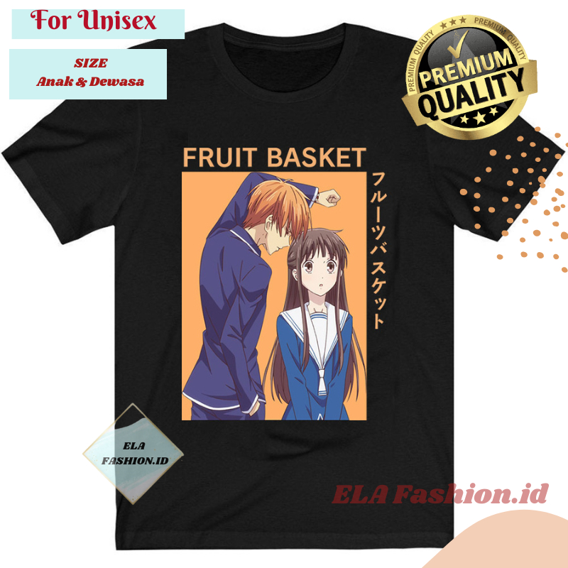 Kaos Kartun Anime Kyo Sohma Fruits Basket - Tohru Honda