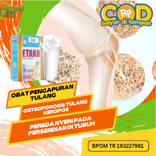 

Obat Pengapuran Tulang Osteoporosis Tulang Keropos | Herbal Susu Kambing Bubuk Etawa Penguat Pengapuran Tulang Sendi / Pereda Nyeri Pada Persendian Di Tubuh - Walatra Etaku Goat Milk Original