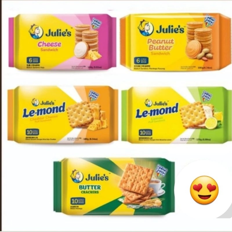 

biskuit julie's convi packs 180gr