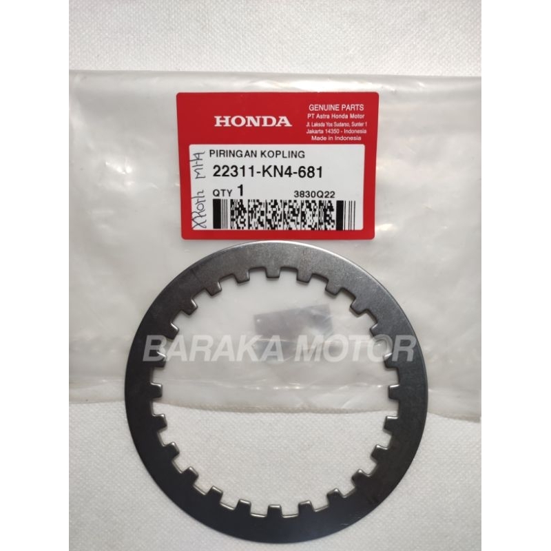 Plat Kampas Piringan Kopling Plat Besi Gesek Kopling (Grand/ Megapro/ Revo/ Tiger Original AHM