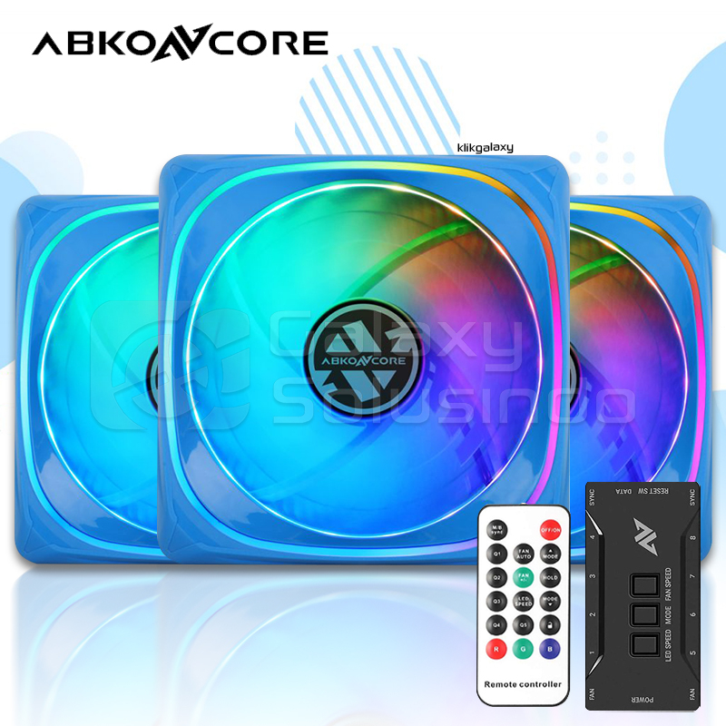 ABKONCORE CY120 Blue ARGB SPECTRUM SYNC 3in1 Fan Case
