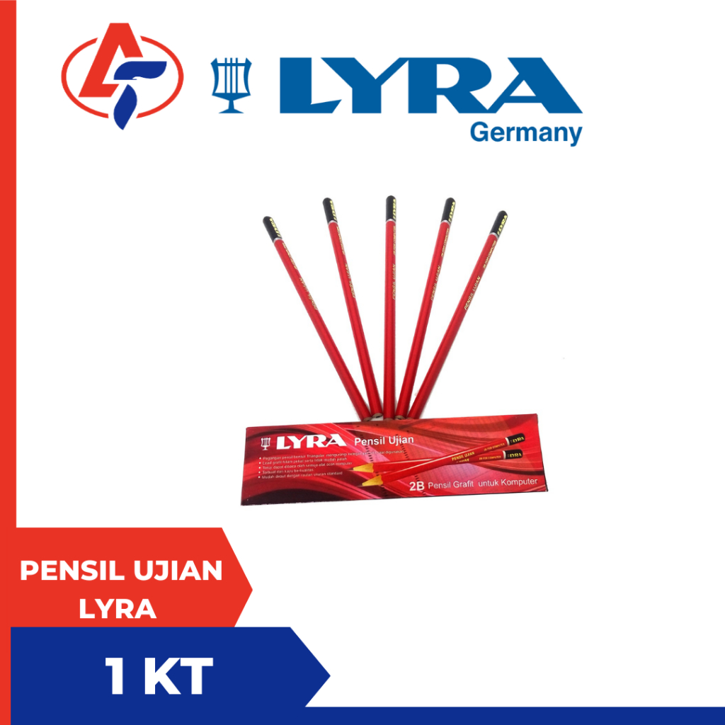 

pensil ujian lyra 2B per pcsan