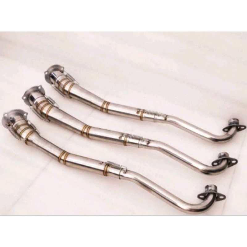 Leheran kenalpot supra x125/ adaptor pnp kenalpot original