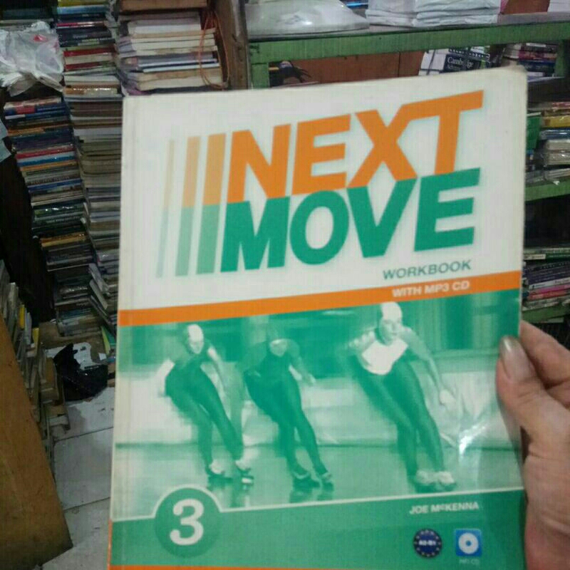BUKU BEKAS WORKBOOK NEXT MOVE 3.