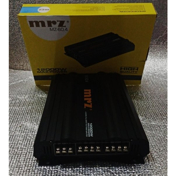 Power 4 Channel Full Mosfet Power Amplifier MRZ MZ-60.4 12000 Watt Max