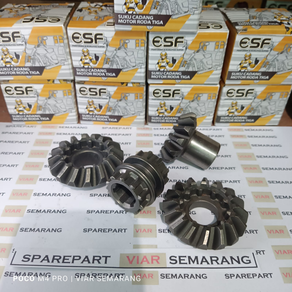 Gigi gearbox maju mundur viar 150 200cc pinion 13 T gigi maju mundur 16T