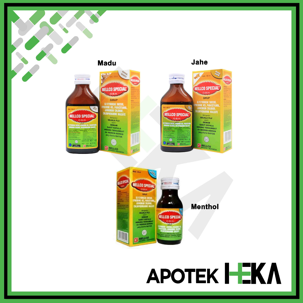 OBH Nellco Special Sirup Obat Batuk Hitam 55 ml (SEMARANG)