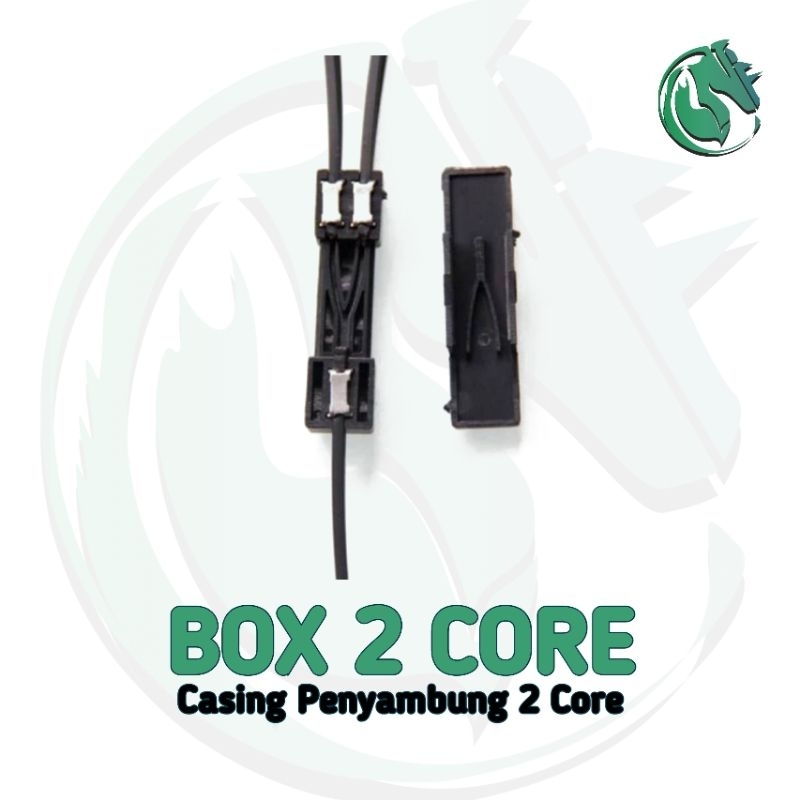 CASING PENYAMBUNG CONNECTOR KABEL FIBER OPTIK 2 CORE OPTIC FTTH