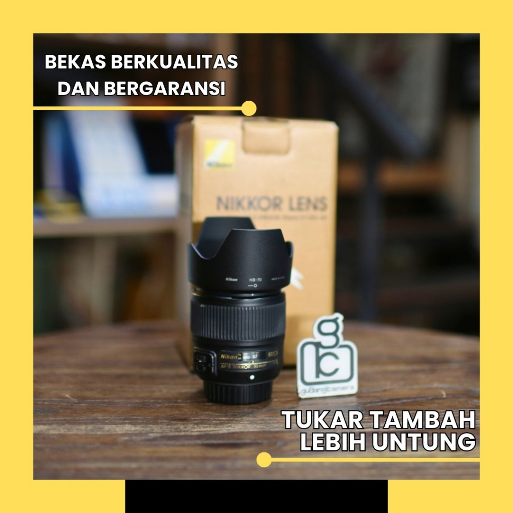 Lensa Nikon AFS 35mm F1.8G ED - GOOD CONDITION - 5775