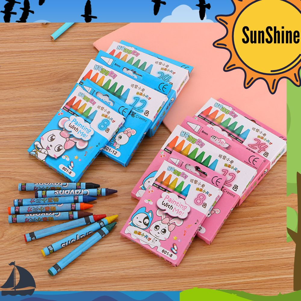 

✨ Sunshine Fancy ✨ Crayon Set untuk mewarnai S7003