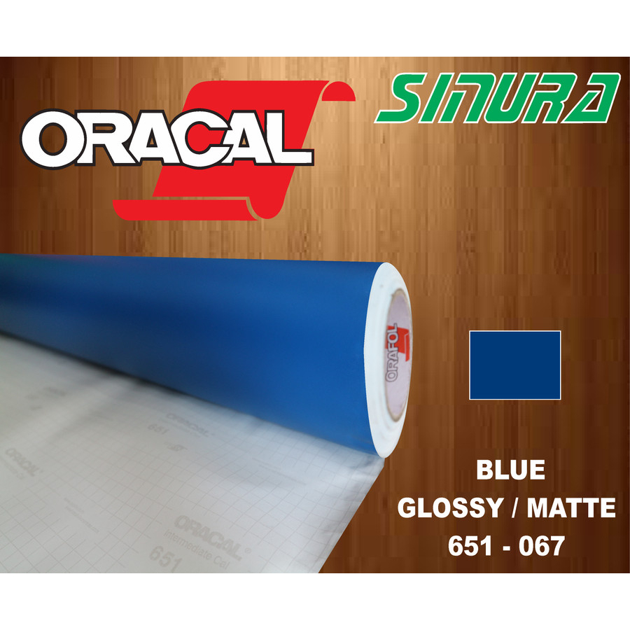 Sticker Oracal 651-067 BLUE (GLOSSY/MATTE)