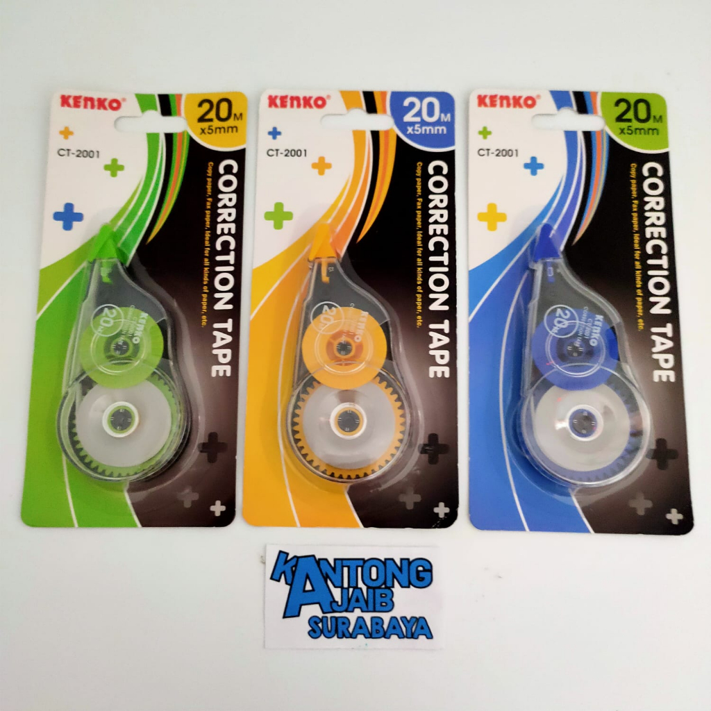 

Correction Tape 20 Meter Tip-ex Pita Koreksi 20meter