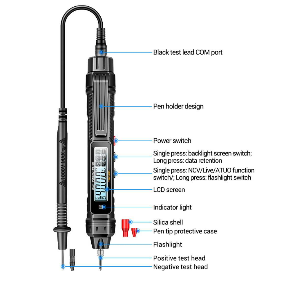 Digital Multimeter Pen Voltage Tester