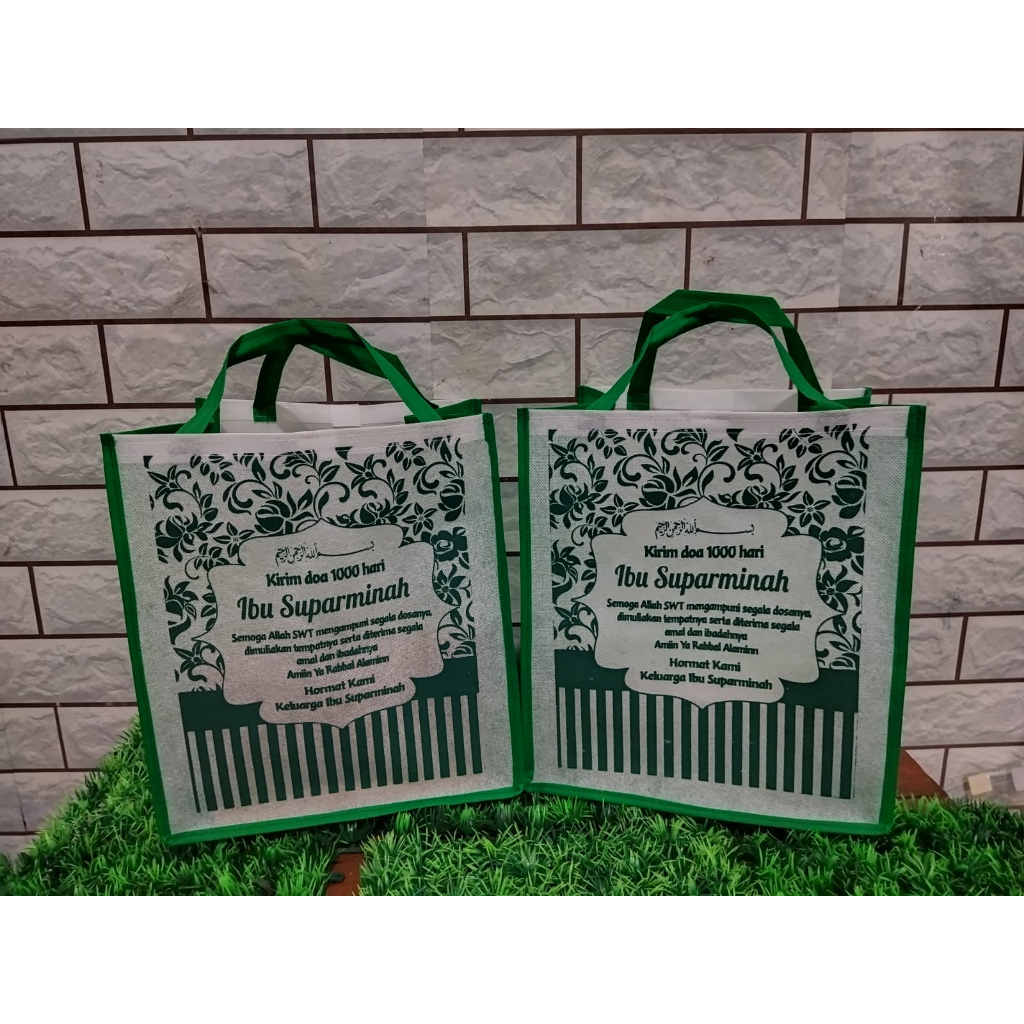 TAS SOUVENIR PENGAJIAN 1000 HARI MENINGGALNYA