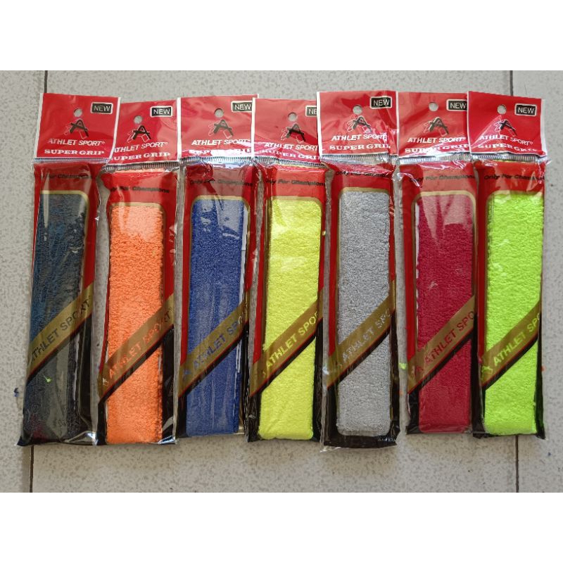 GRIP HANDUK RAKET BADMINTON ATHLET FIBER LEMBUT MURAH