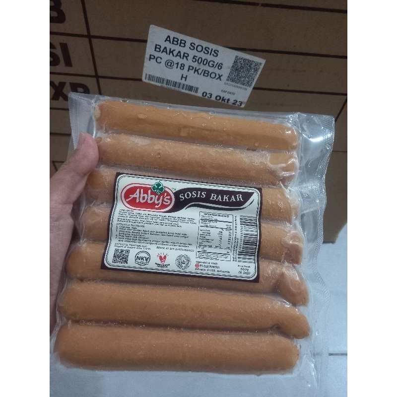 Abbys Sosis Bakar Jumbo 500gr