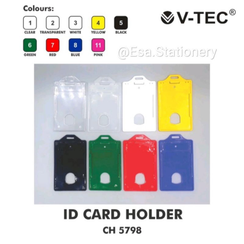 

V tec name tag ID card holder CH 5798