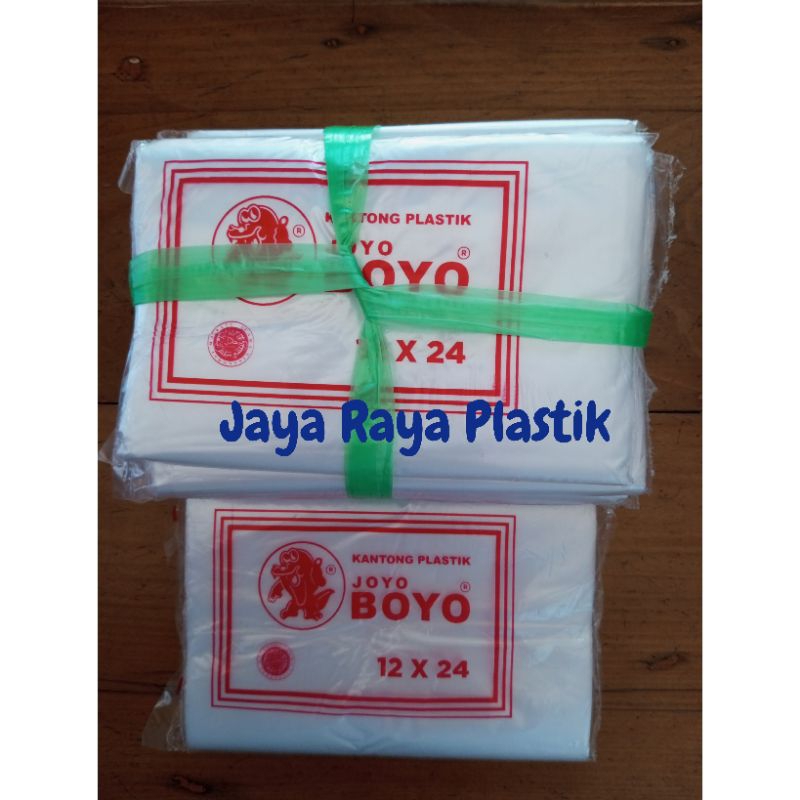 Kantong Plastik Joyo Boyo HD Merah Buram 12 x 24 cm