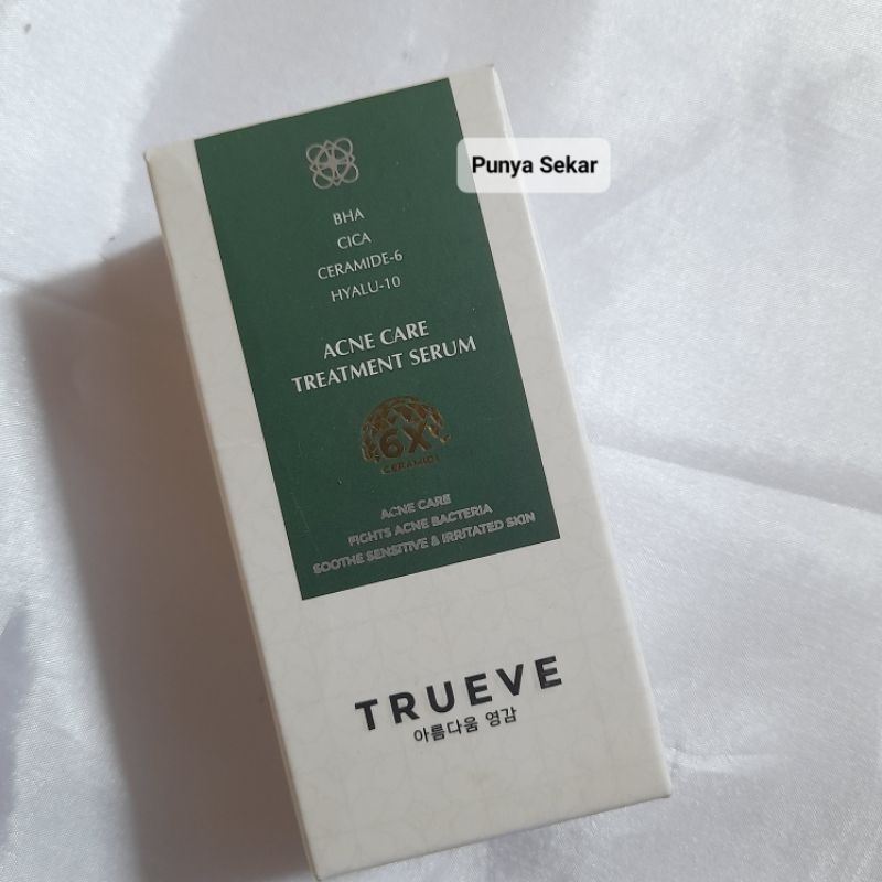 PRELOVED TRUEVE ACNE CARE TREATMENT SERUM. ACNE SERUM TRUEVE
