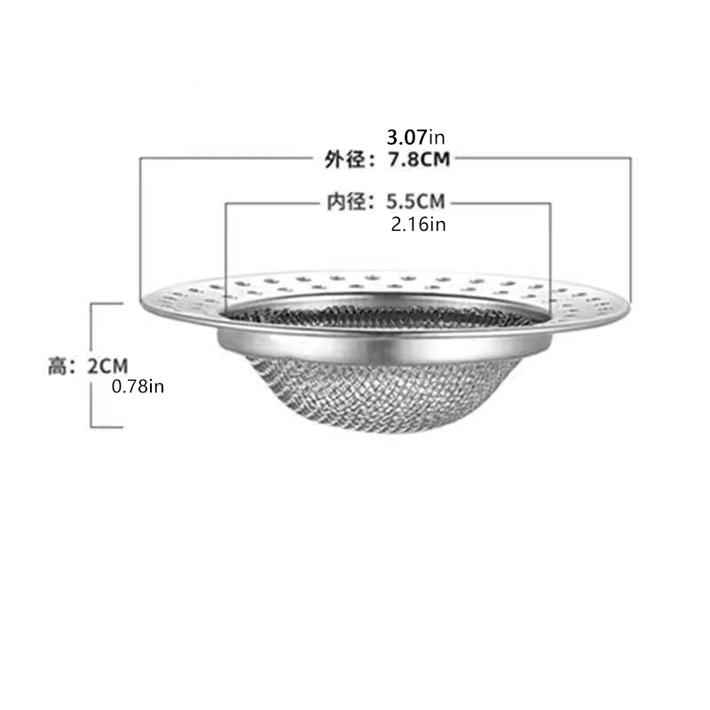 Y89 Saringan Floor Drain Stainless Anti Penyumbatan Rambut di Kamar Mandi / penyaring kotoran rambut kamar mandi murah/ Floor Drain stainless