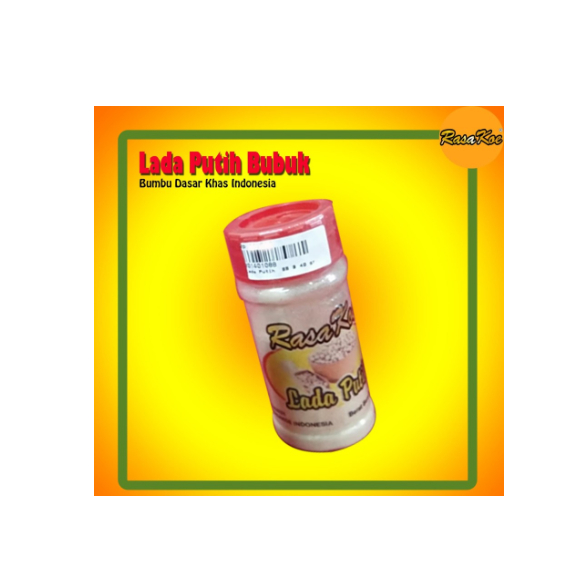 

Bumbu Dasar RasaKoe LADA PUTIH BUBUK / Whitepepper Powder