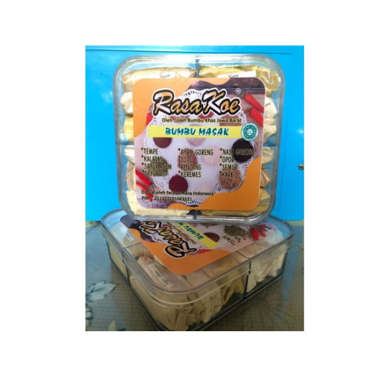 

Bumbu Masak RasaKoe 12 in 1 Non Msg Paket Oleh-Oleh Khas Bogor Jabar
