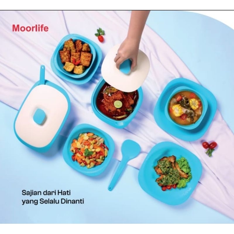 Moorlife Kirana Lite/Set Piring/Mangkok