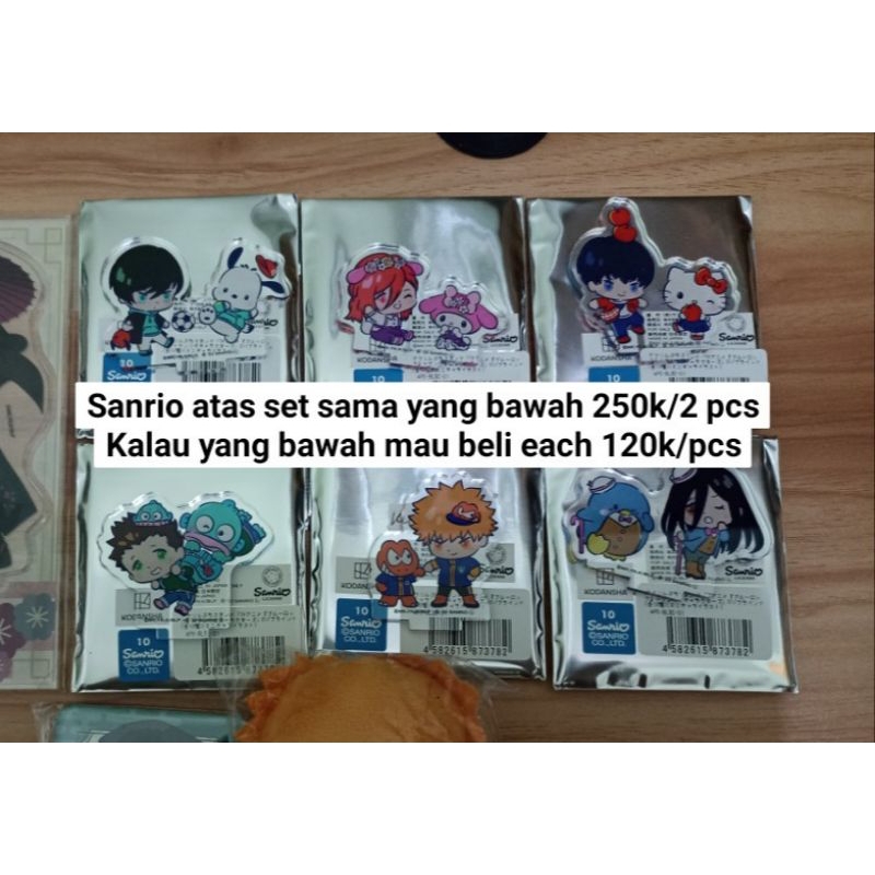 Standee Chibi Sanrio Blue Lock Itoshi Nagi Barou Chigiri Kunigami Aryuu Jyubei