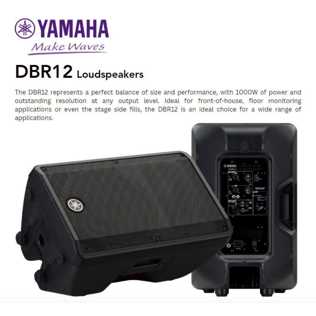 (JUAL 2 BUAH) Speaker Aktif Yamaha 12 inch DBR12 / DBR 12 ORIGINAL