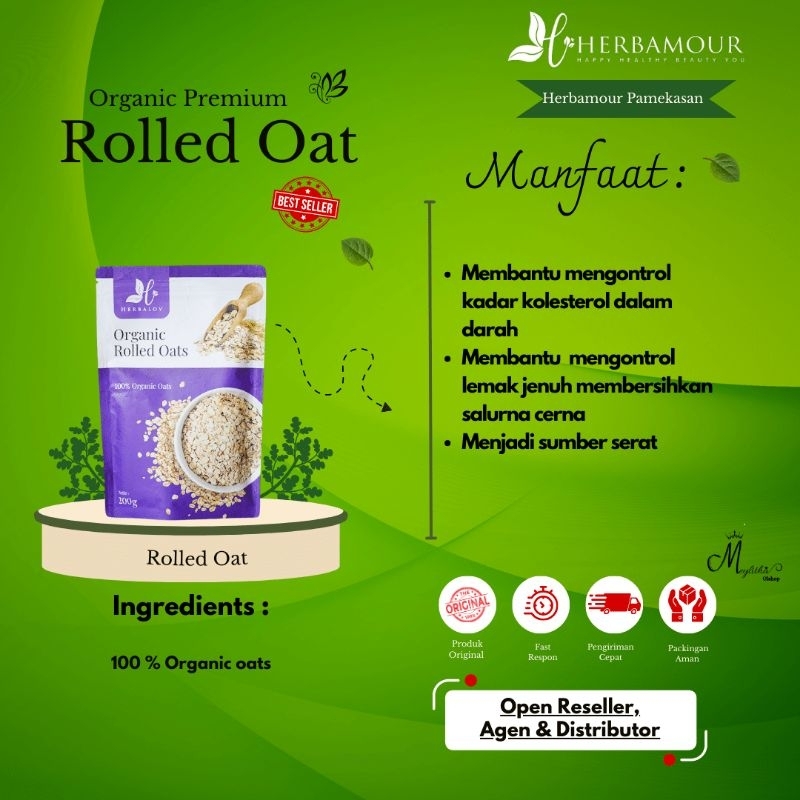 

Rolled Oat ( 100% organic Oat)