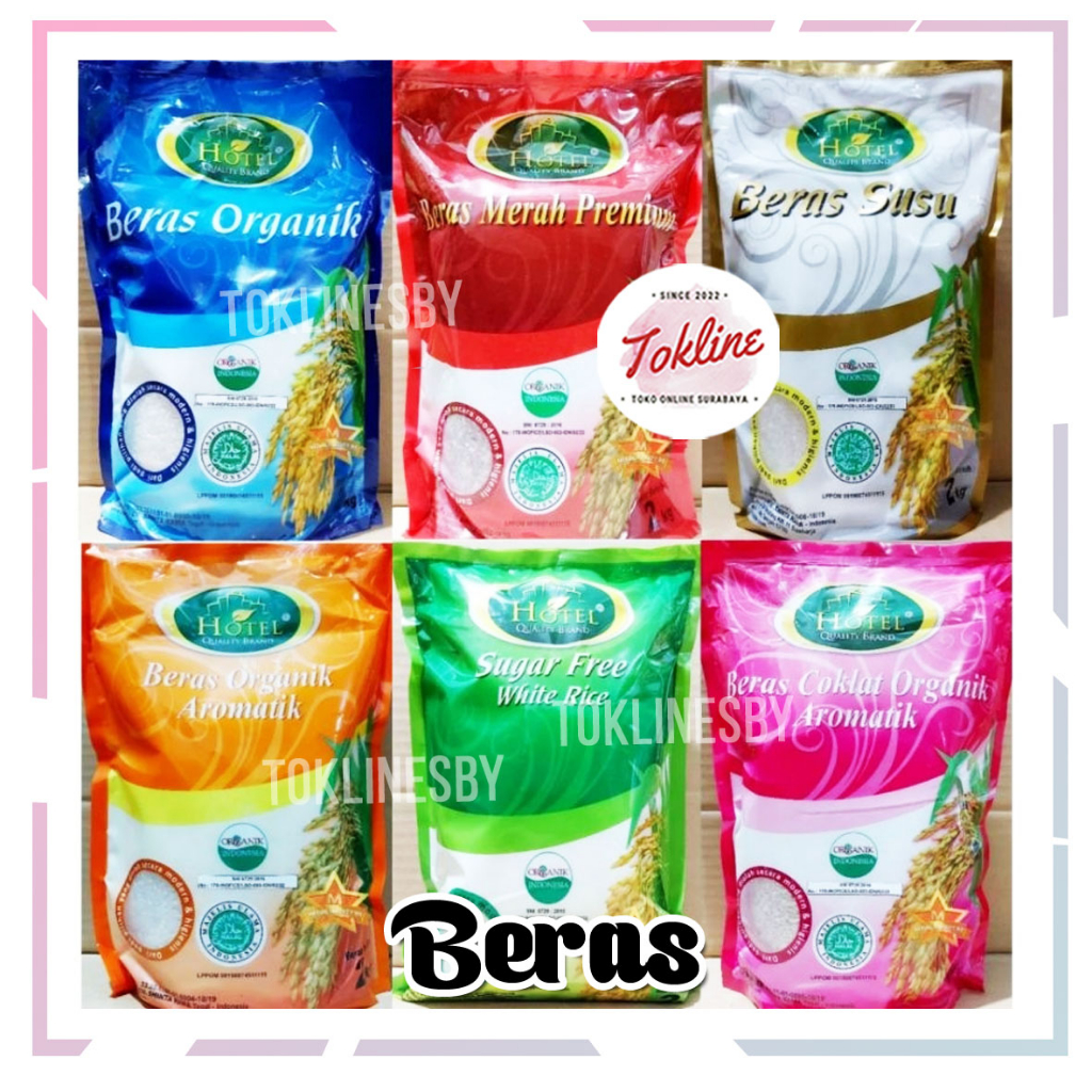 

BERAS HOTEL 2 KG | BERAS DIABETES ORGANIK | BERAS MERAH PREMIUM | BERAS PANDAN WANGI | BERAS SUSU