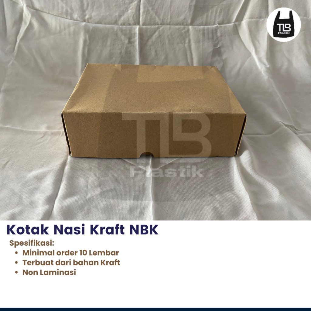 

Kotak Nasi Kraft/ Dus Kue Coklat/ Box Catering/ NBK Kraft 350