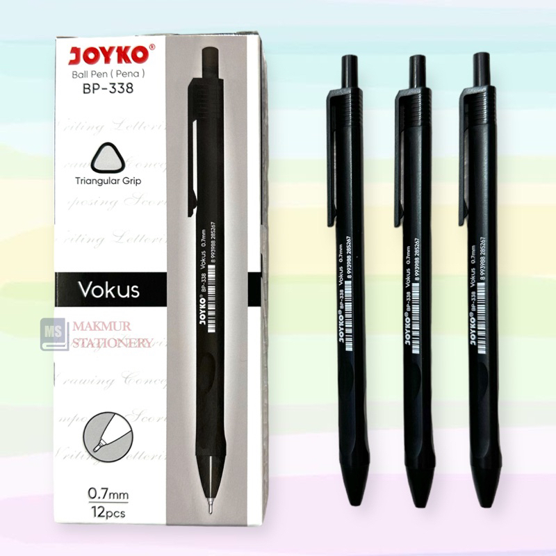 

Pulpen / Ballpoint / Pen Joyko Vokus BP-338 (12 Pcs)