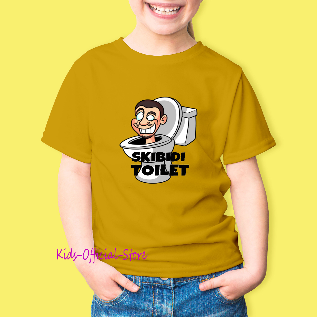Kaos Skibidi Toilet anak baju skibidi