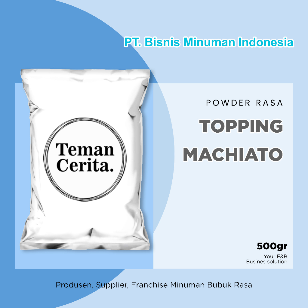 

Bubuk Topping Minuman Machiato 500gr Plain AA 16