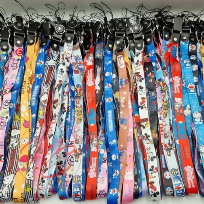 Tali Gantungan Hp/Lanyard Motif Lucu /Tali Gantungan Leher