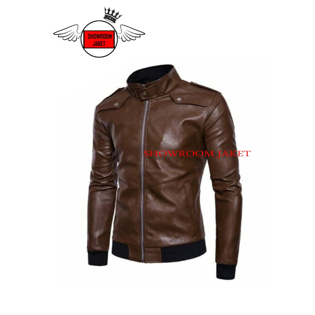 JAKET PRIA/ JAKET KULIT/ JAKET MOTORAN/ JAKET PRIA KEREN