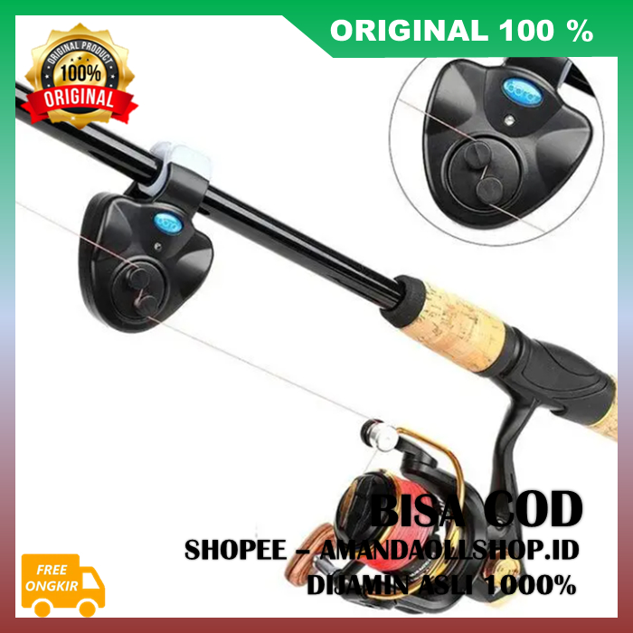 Alarm Pancing Elektrik Alarm Pancing dengan LED Indikator Fishing Alarm 100% ASLI