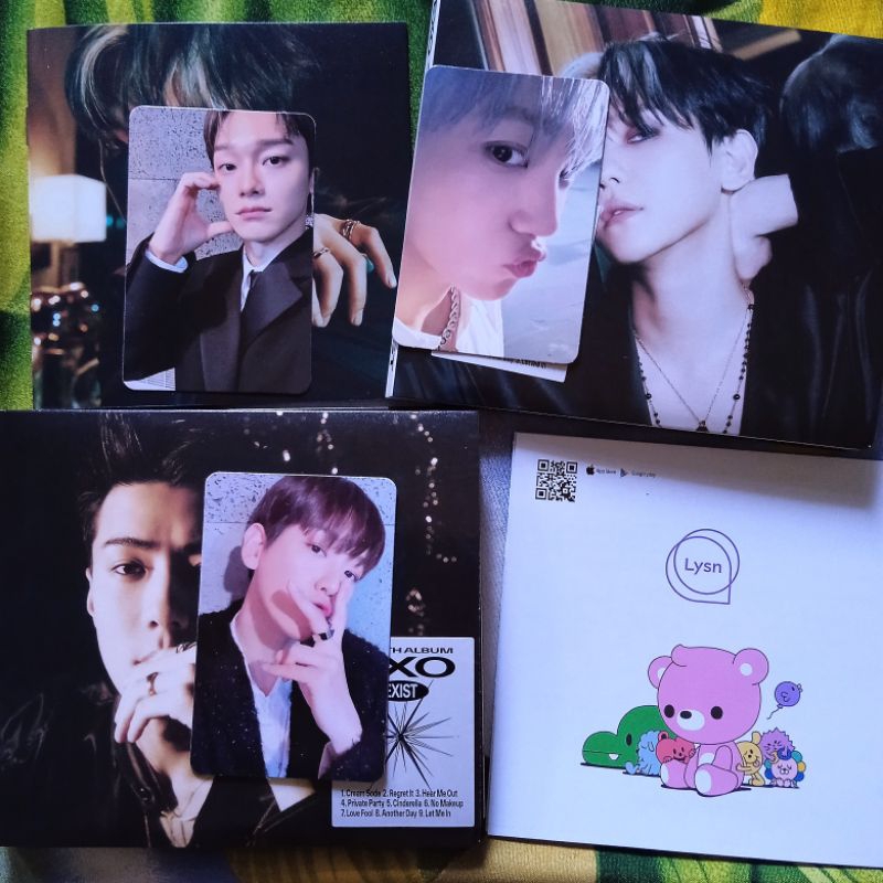 ALBUM EXO EXIST DIGIPACK VER PC/PHOTOCARD BAEKHYUN,CHEN,KAI
