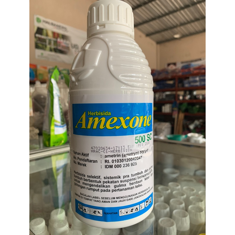 Herbisida AMEXONE 500sc 1L bahan aktif ametrin 500g/l
