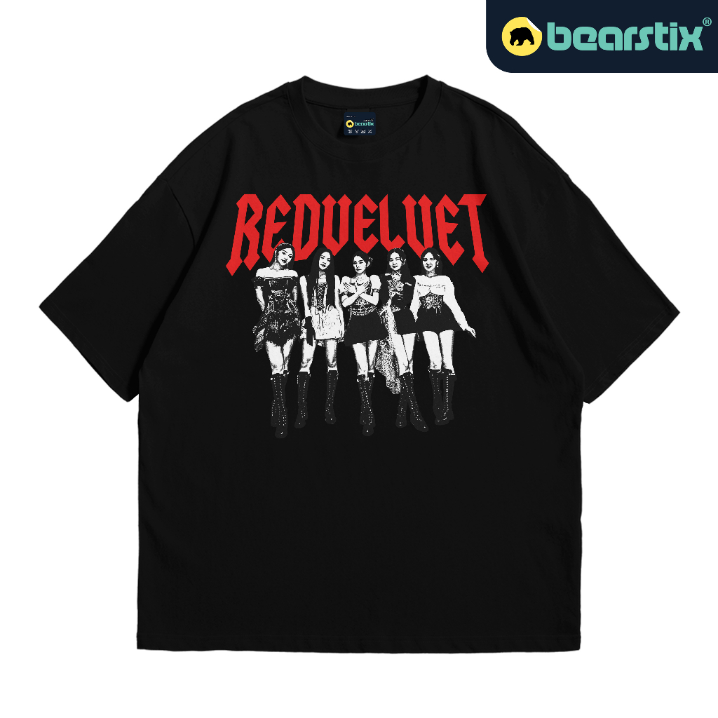 SHINZO - Kaos Oversize Red Velvet - Tshirt Reveluv - Baju Wendy Joy Irene Yeri Seulgi - Kaos Psycho 
