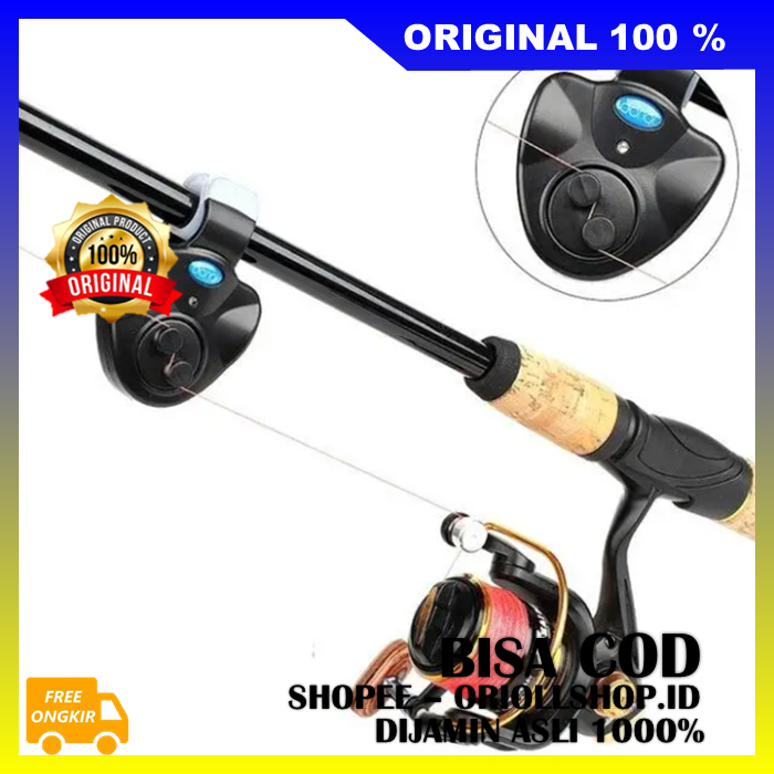 Alarm Pancing Elektrik Alarm Pancing dengan LED Indikator Fishing Alarm 100% ASLI
