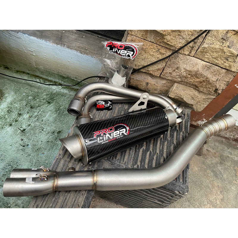 Knalpot PROLINER Ninja 250Fi Old New 2018 UP TR1 R BIG LONG KARBON Series