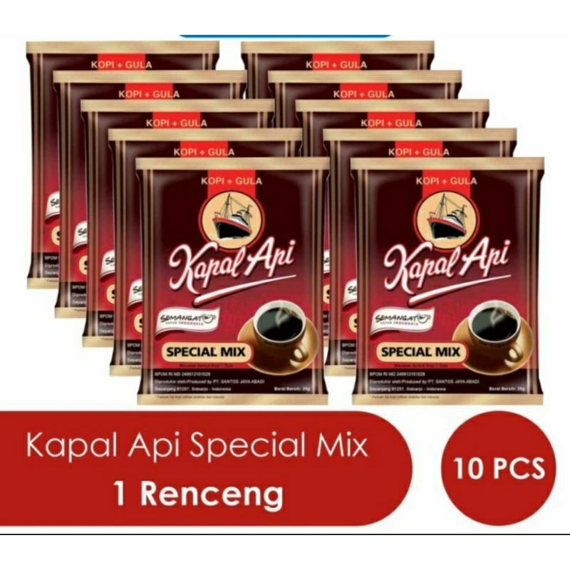 

Kopi Kapal Api Spesial Mix 1 renceng