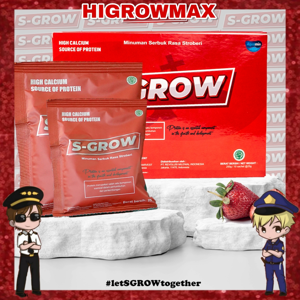

Susu S-Grow Peninggi Badan isi 10 sachet (1box)