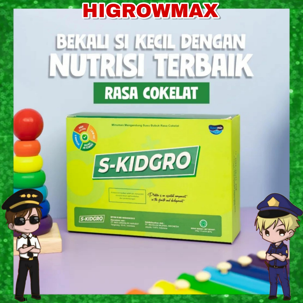 

S-Kidgro Susu Peninggi Badan anak 1 box (10 sachet)